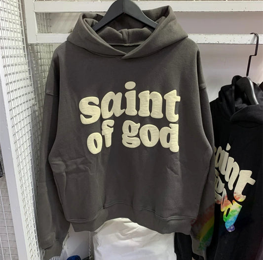 Saint of God Puff-Printed Hoodie