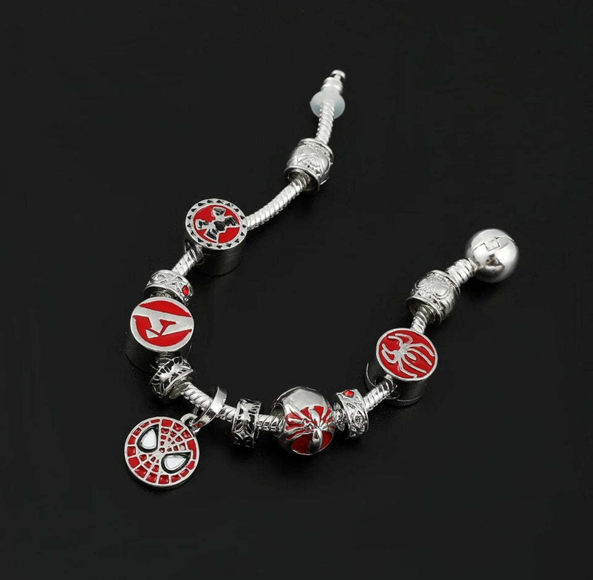 Marvel Spiderman Charm Bracelet