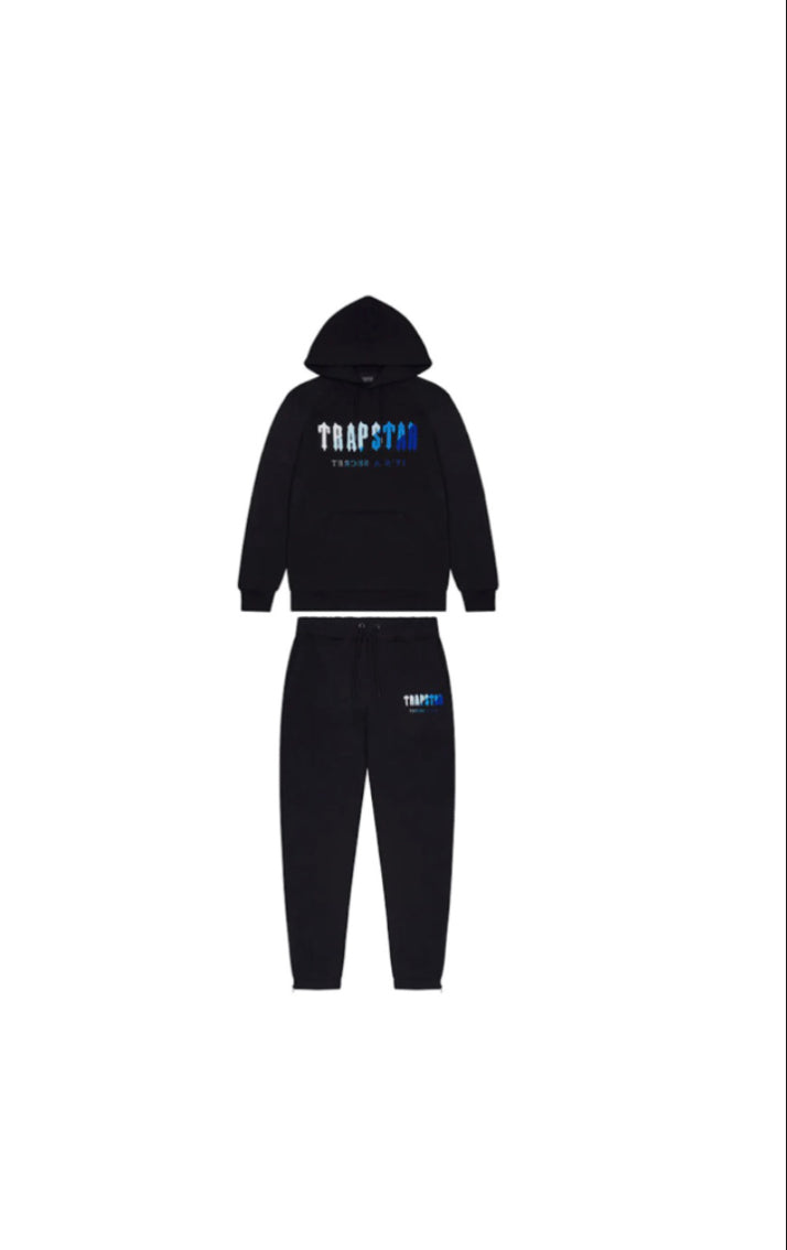 Blue Trapstar Chenille Decoded Hoodie Tracksuit