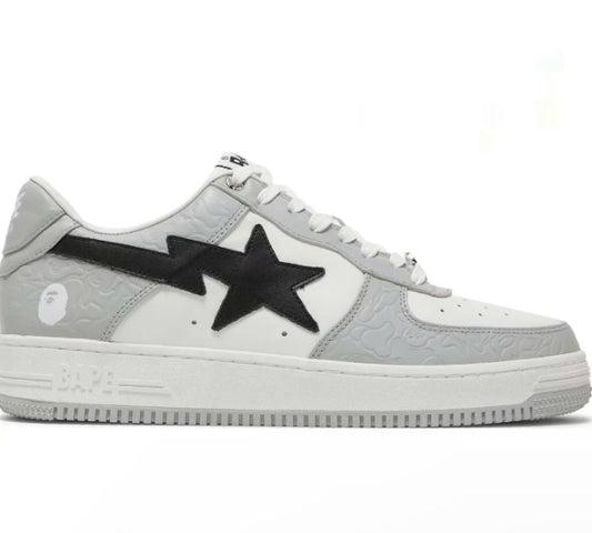 Bapestas Low M2 White grey