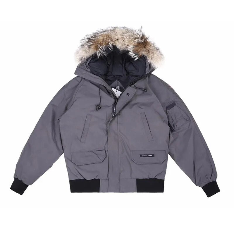 Canada Goose Puffer with Coyote Fur