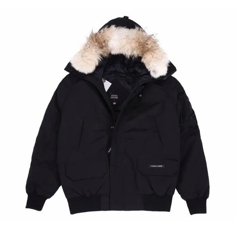 Canada Goose Puffer with Coyote Fur