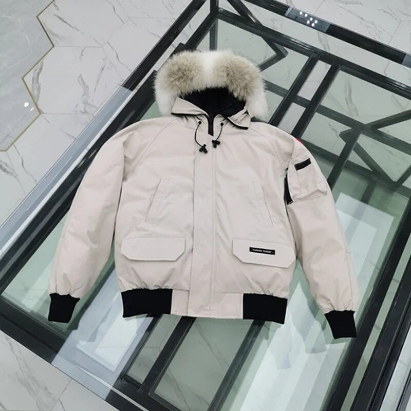 Canada Goose Puffer with Coyote Fur