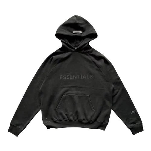 Black Essentials Hoodie