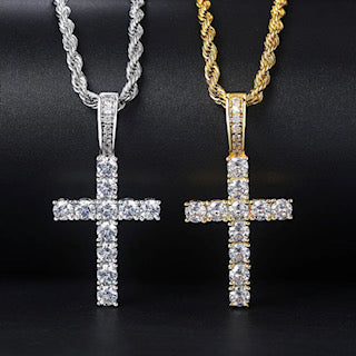 Rope chain with Cross pendant