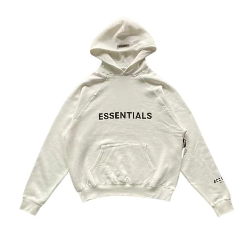 White Essentials Hoodie