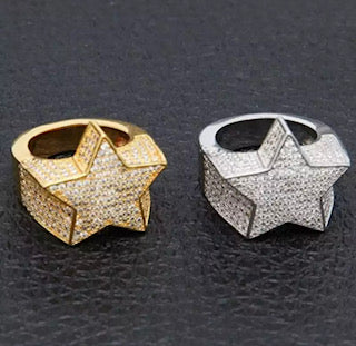 Trendy Star Ring